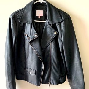 Faux leather jacket